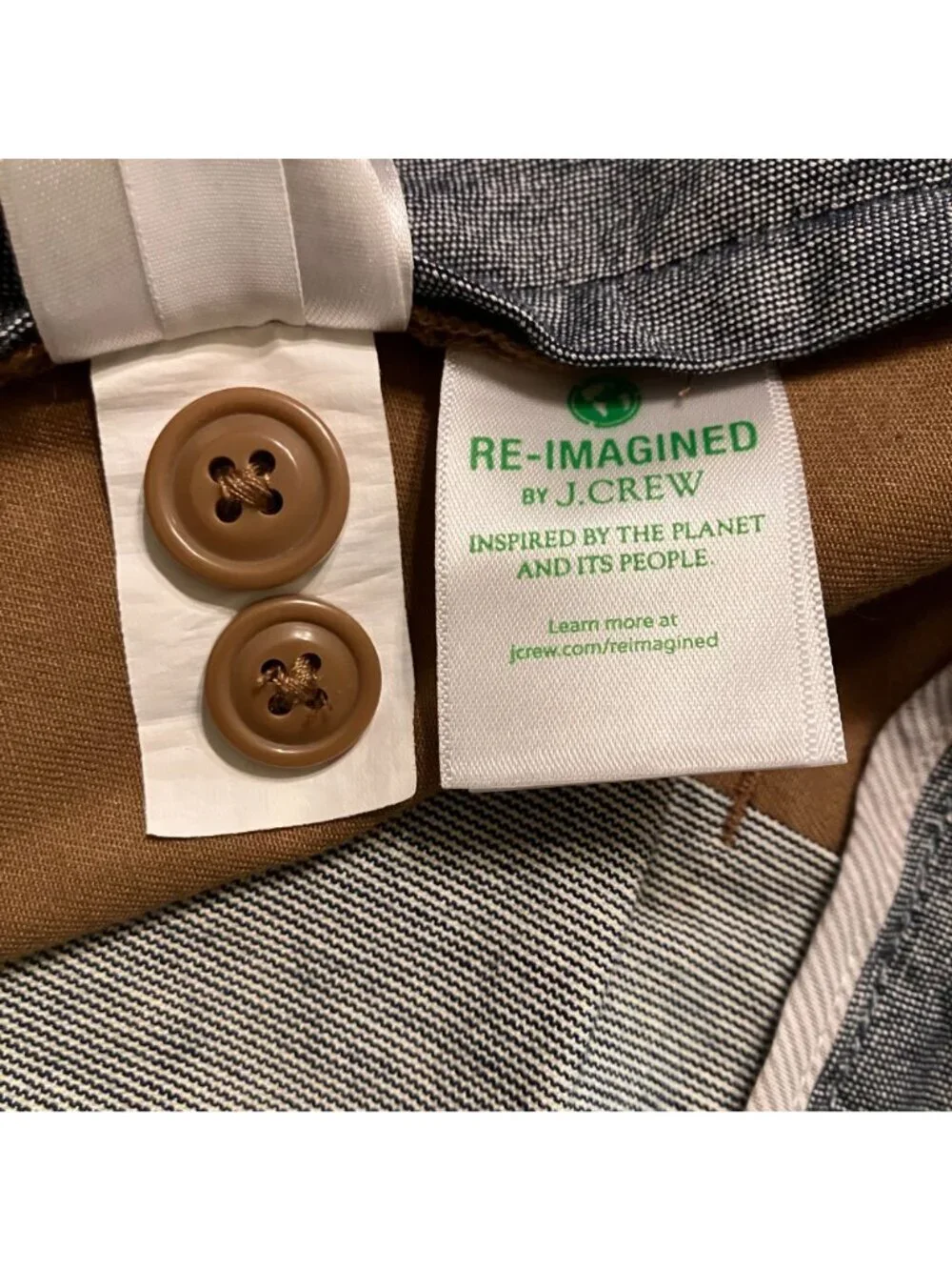 J.Crew Mens AV209 Athletic Chino Khaki Pants Size 34/32 Beige AN NWT